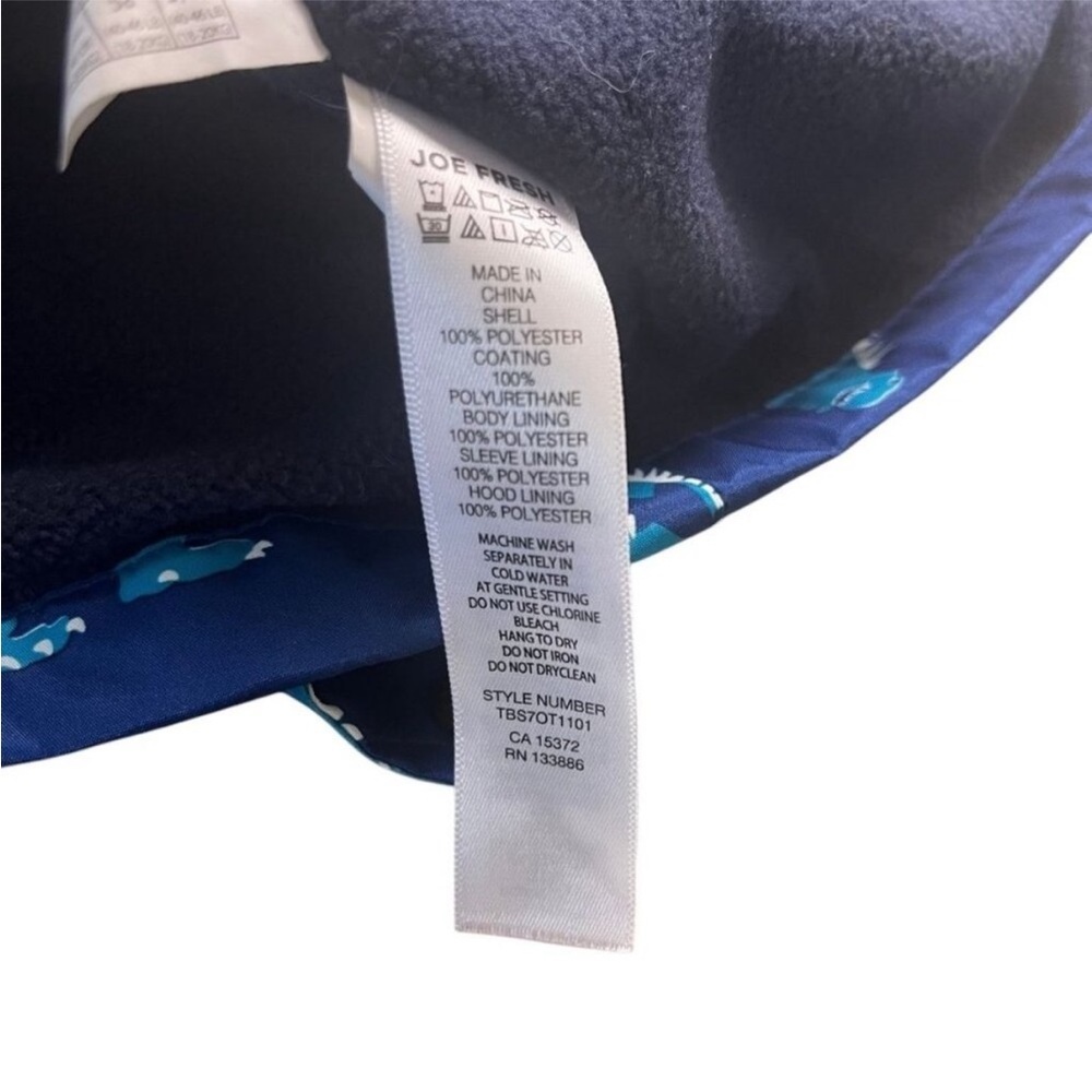 Joe Fresh blue Godzilla Pattern fall/soring Jacket - Picture 6 of 9